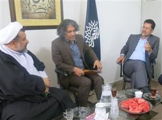 بازدید نماینده منتخب شهرستان های شاهرود و میامی از حوزه هنری شاهرود