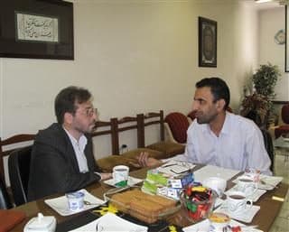 نشست سرپرست حوزه هنری استان و مدیر کل کانون پرورش فکری کودکان و نوجوانان استان سمنان