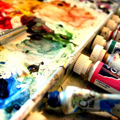 نمایشگاه نقاشی خط و آبستره در حوزه هنری مازندران