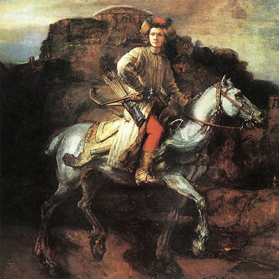 سوارِ لهستانی، به سوی مخاطرات جنگ پیش می رود